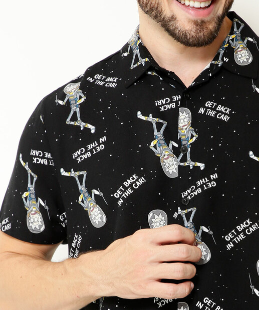 Camisa Masculina Rick E Morty Warner Bros