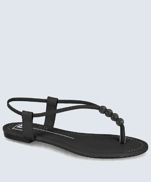 Sandália Feminina Rasteira Moleca 