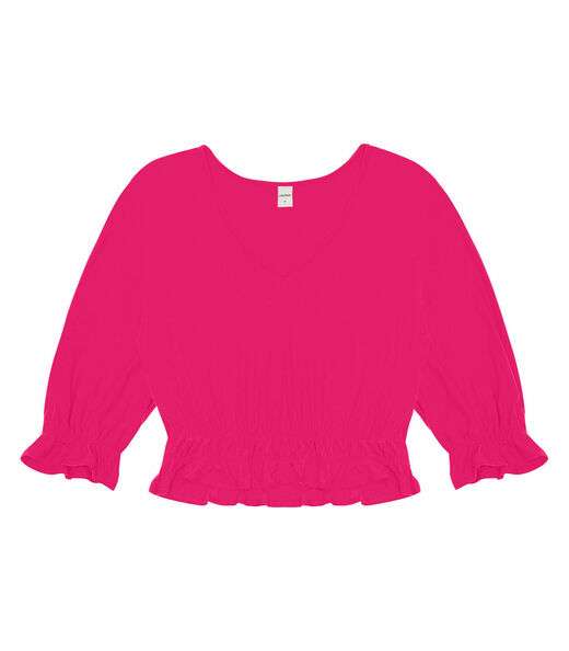 Blusa Feminina Manga 3/4 Rovitex Rosa
