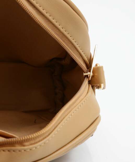 Bolsa Transversal Crossbody Feminina Matelassê Marisa Bege