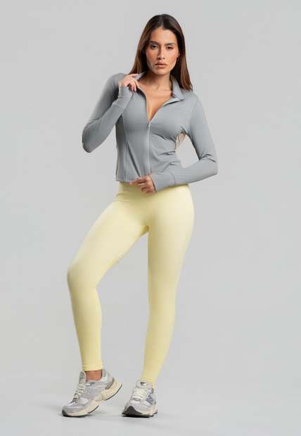 Image_Calça Legging Sem Costura em Poliamida Amarela Wemood