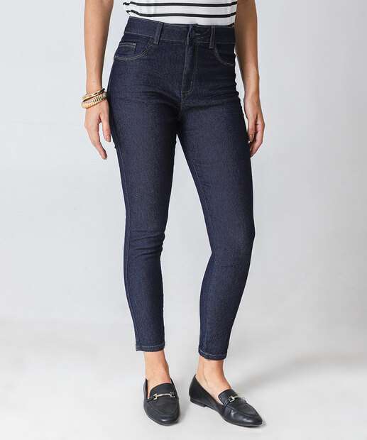 Calça Jeans Skinny Feminina Amaciada Biotipo Azul