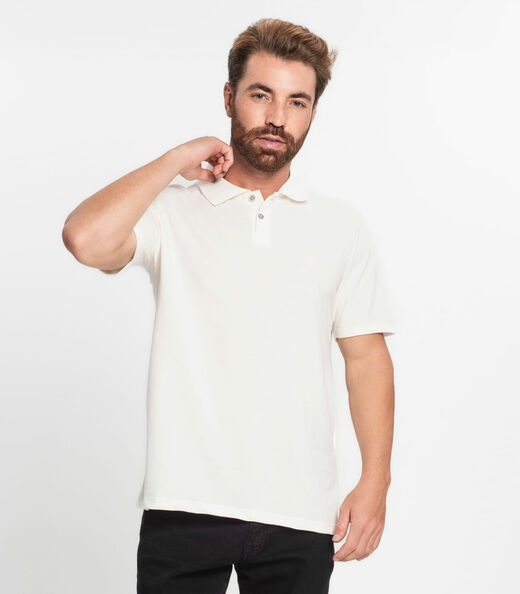 Image_Camisa Polo Básica Masculina Diametro Bege