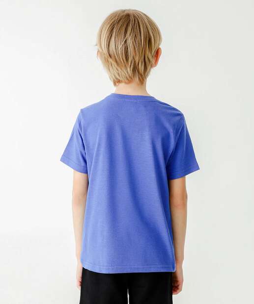 Camiseta Infantil Estampa Sonic Tam 4 a 10