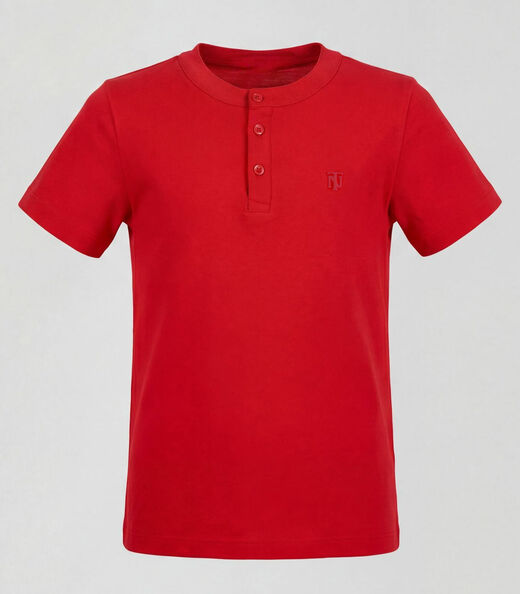 Image_Camiseta Meia Malha Menino Trick Nick Vermelho