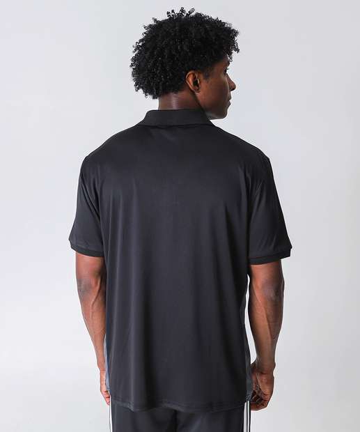 Camiseta Polo Masculina Fitness Marisa Preto