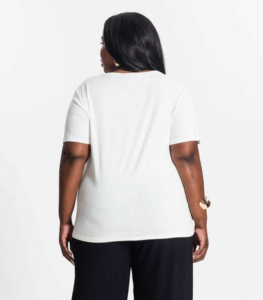 Blusa Feminina Estampa Plus Select Bege