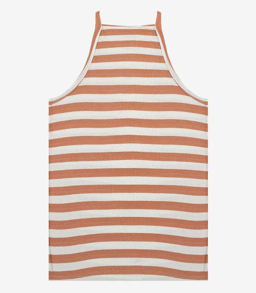 Blusa Feminina De Alça Infinita Cor Marrom