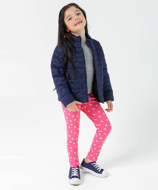 Jaqueta Infantil Matelassê Marisa Tam 04 ao 10 Marinho