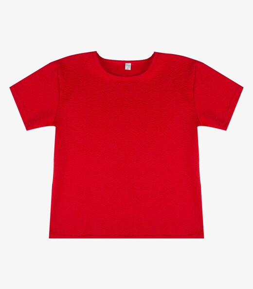 Camisa Feminina Básica Malha Tapirus Infinita Cor Vermelho
