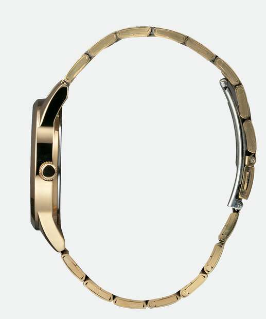 Kit Relógio Feminino Lince Strass LRGJ159L40