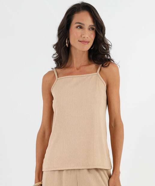 Image_Blusa Regata Feminina Canelada Alongada Marisa Bege