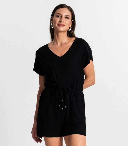 Macaquinho Feminino Rovitex Preto