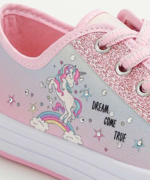 Tênis Infantil Casual Unicórnio Marisa 