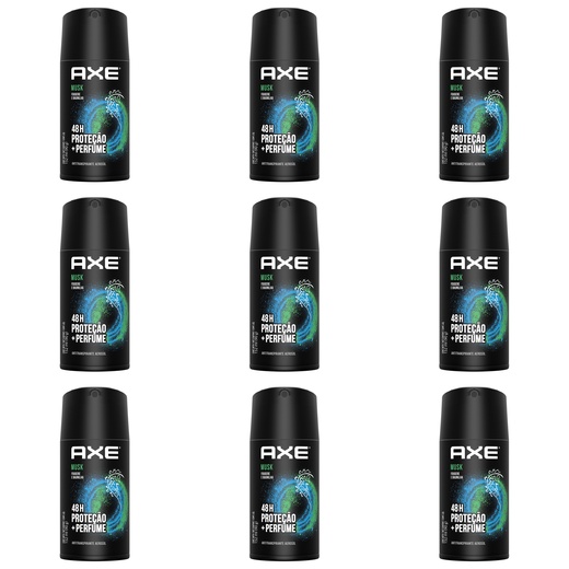 Image_Kit c/9 Unidades de Desodorante Axe Aero Musk 152ml