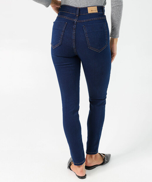 Calça Jeans Skinny Feminina Sawary Azul