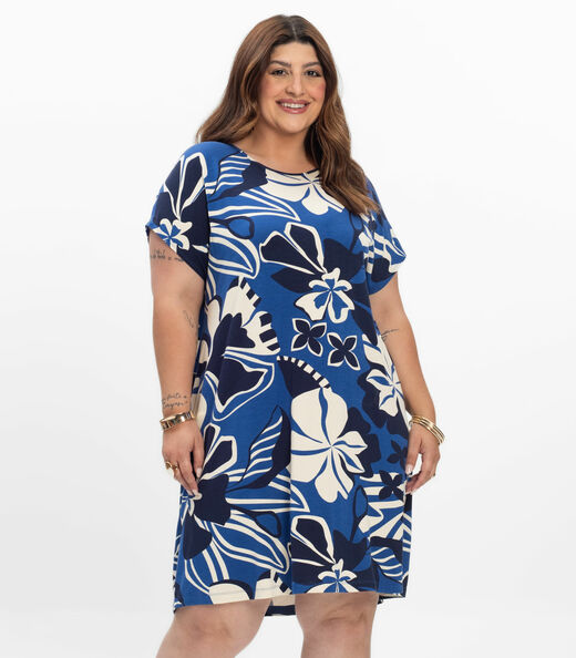 Vestido Curto Feminino Secret Glam Azul