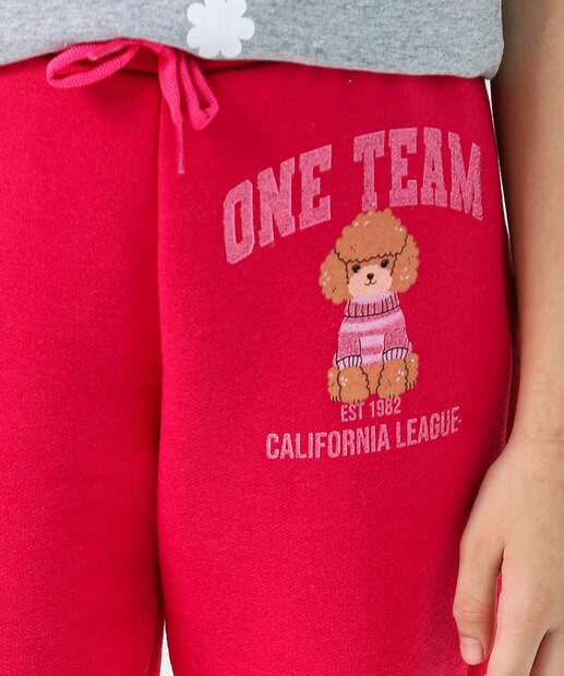 Calça Infantil Moletom Marisa Tam 4 a 10 Rosa