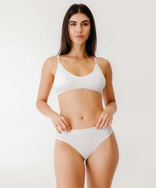 Image_Calcinhas Fio Dental Lurex Sem Costura Marisa Branco