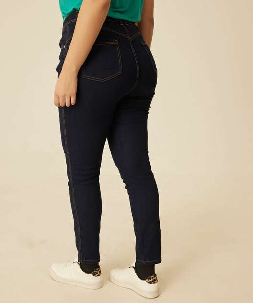 Calça Plus Size Feminina Jeans Cigarrete
