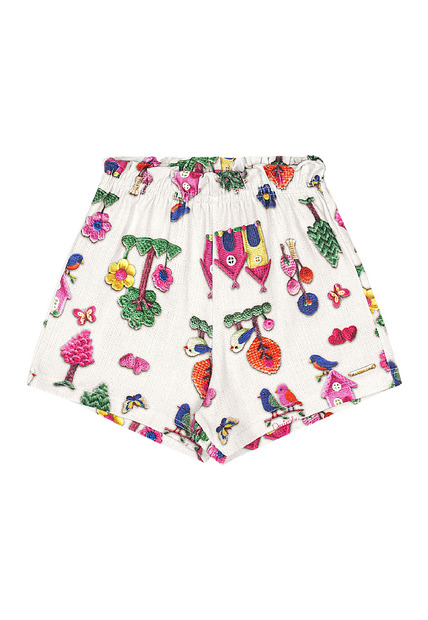 Conjunto Blusa Strass e Short Menina Quimby