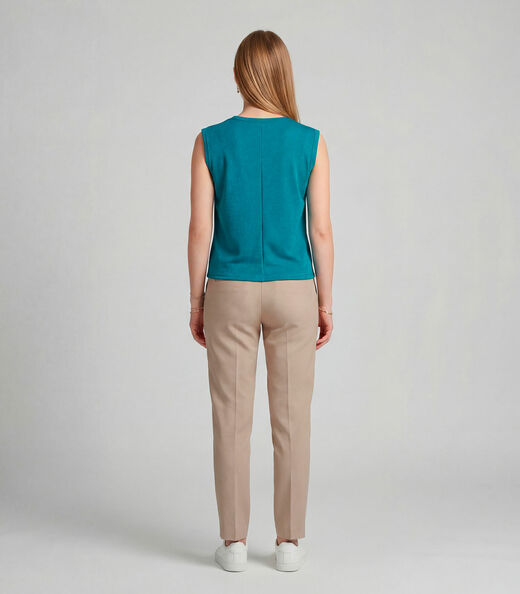 Regata Feminina Básica Infinita Cor Azul