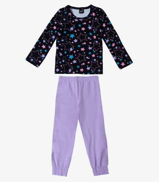 Image_Pijama Infantil Feminino Select Roxo