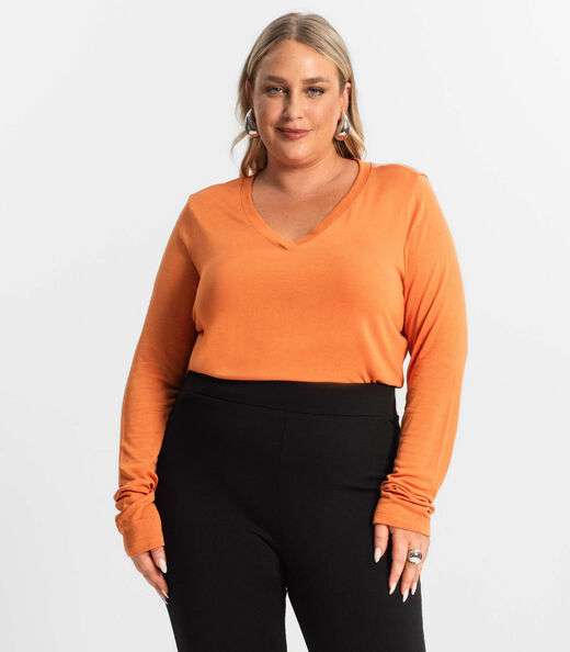 Image_Blusa Manga Longa Visco Tricot Secret Glam Laranja