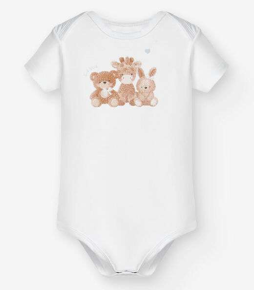 Conjunto Body com Faixa e Shorts Trick Nick Branco