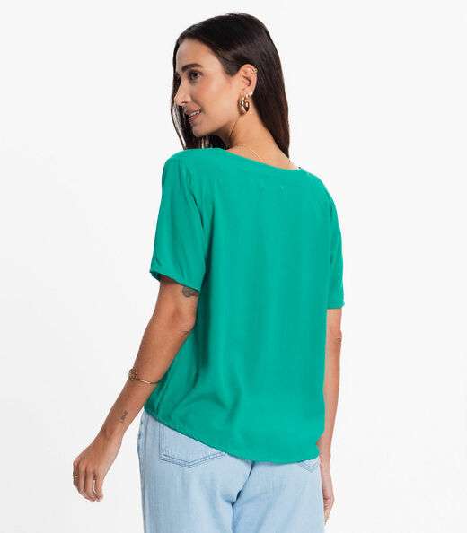 Blusa Feminina Viscose Endless Verde