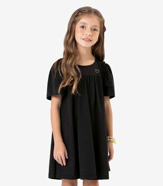 Image_Vestido em Meia Malha Rovi Kids Preto