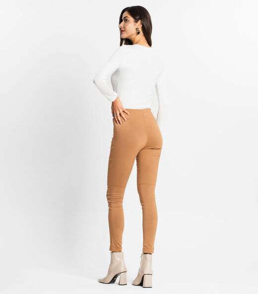 Legging Feminina Bengaline Endless Marrom