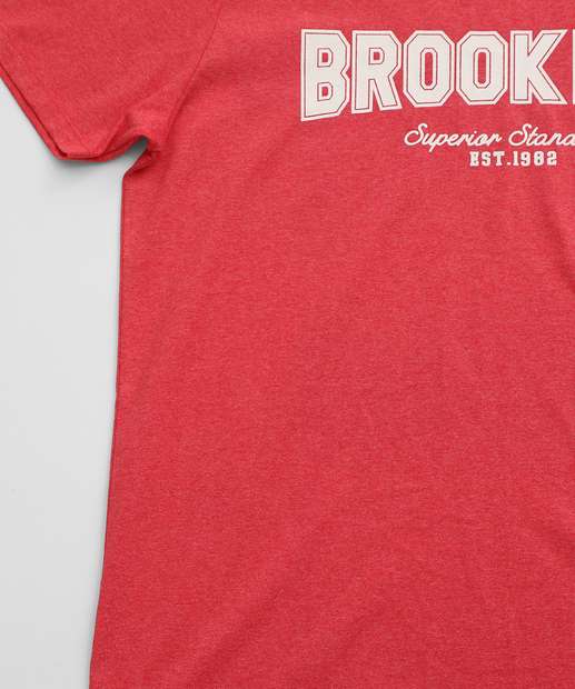 Camiseta Masculina Estampa Frontal Manga Curta 