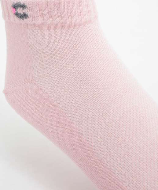 Kit 3 Pares Meias Infantil Cano Curto Básicas