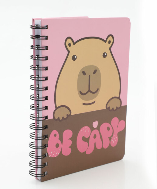 Caderneta Anotações Capivara Marisa Marrom
