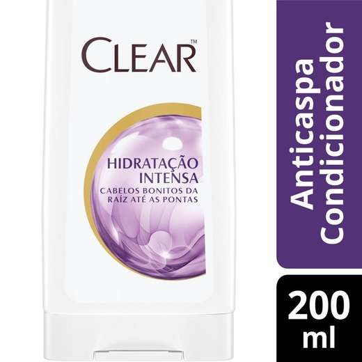Image_Condicionador Anticaspa Clear Hidratação Intensa 200ml