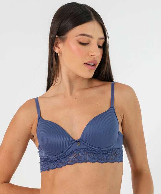 Image_Sutiã Bra Top Recorte Renda Bojo Marisa Azul