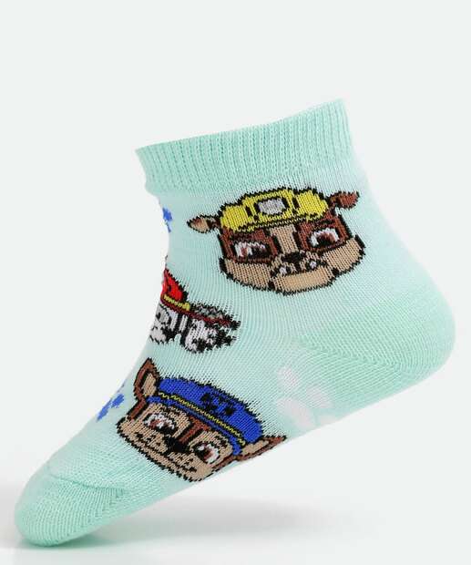 Kit 2 Pares Meias Infantil Patrulha Canina Nickelodeon 