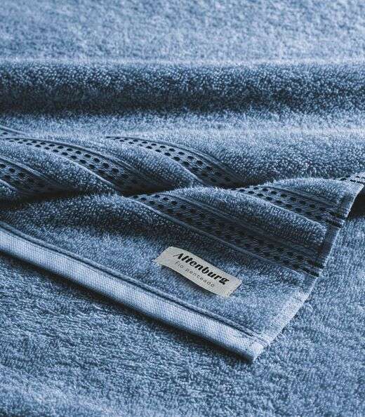 Toalha De Rosto Sense Fio Penteado Altenburg Azul