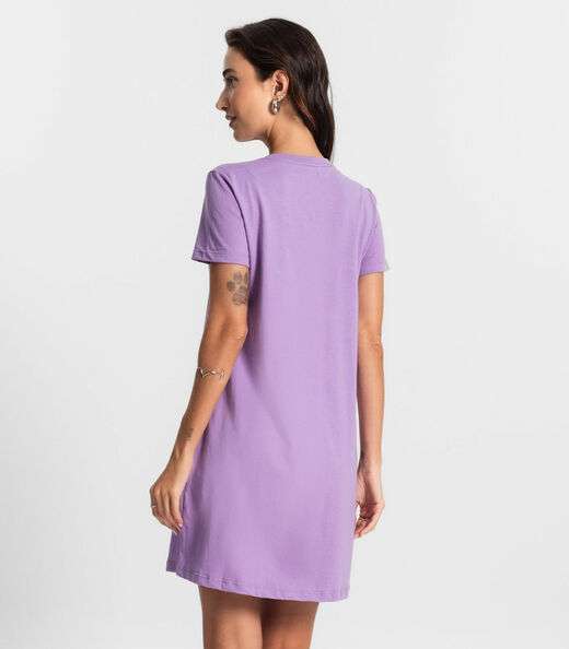 Vestido Meia Malha 30 Básica KO Roxo