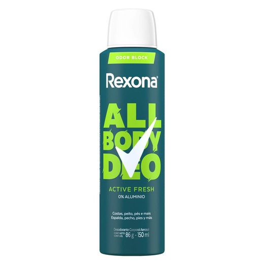 Image_Desodorante Aerossol Rexona All Body Deo Active Fresh 150ml