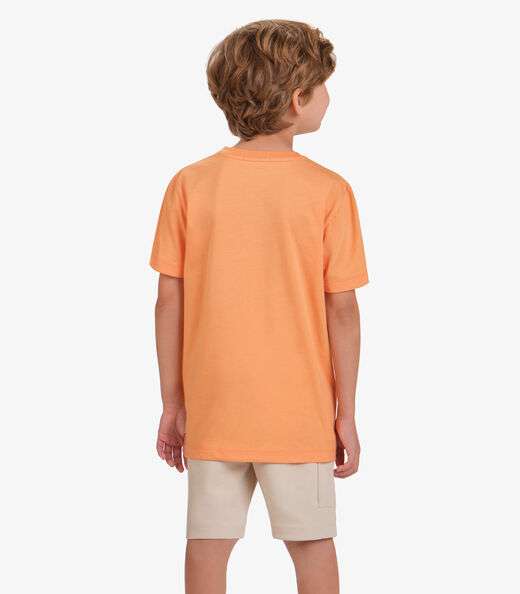 Bermuda Piquet Verona Menino Trick Nick Bege