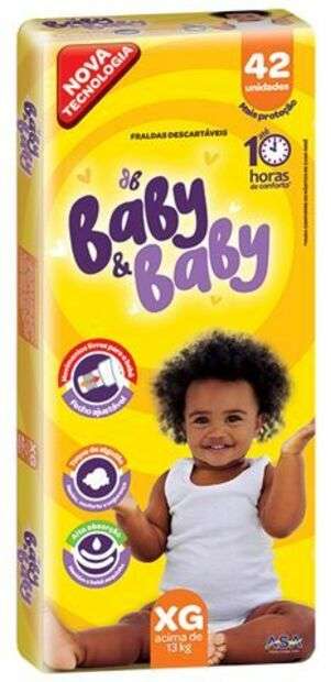Image_Fralda BabyeBaby Mega (Xg) 42 unidades