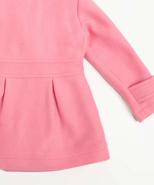 Casaco Infantil Alongado Botões Marisa Tam 1 a 4