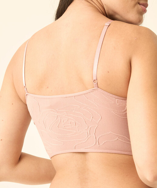 Sutiã Top Trabalhado Bojo Removível Marisa