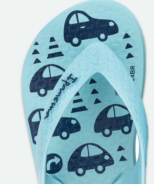 Chinelo Ipanema Infantil Bebê Classic Carros