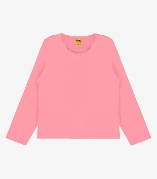 Image_Blusa Manga Longa Infantil Feminina Rovitex Kids Rosa