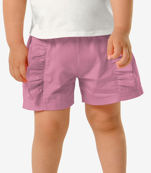 Conjunto Feminino Blusa Com Shorts Trick Nick Bege