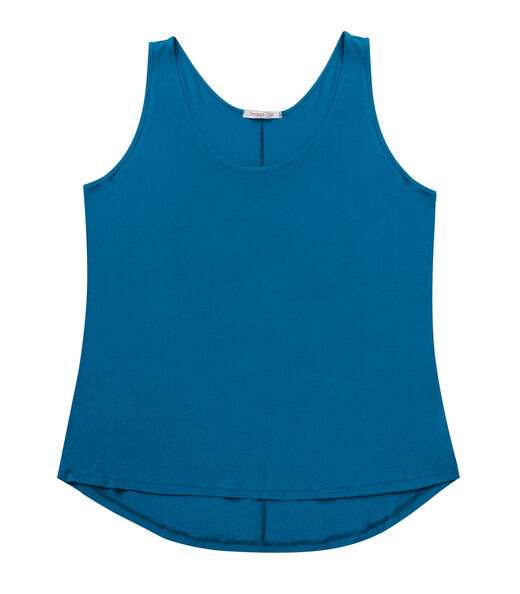 Regata Feminina Plus Size Secret Glam Azul