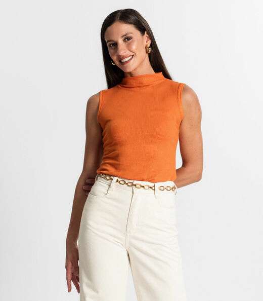 Image_Regata Feminina Em Ribana Canelada Lurex Rovitex Laranja